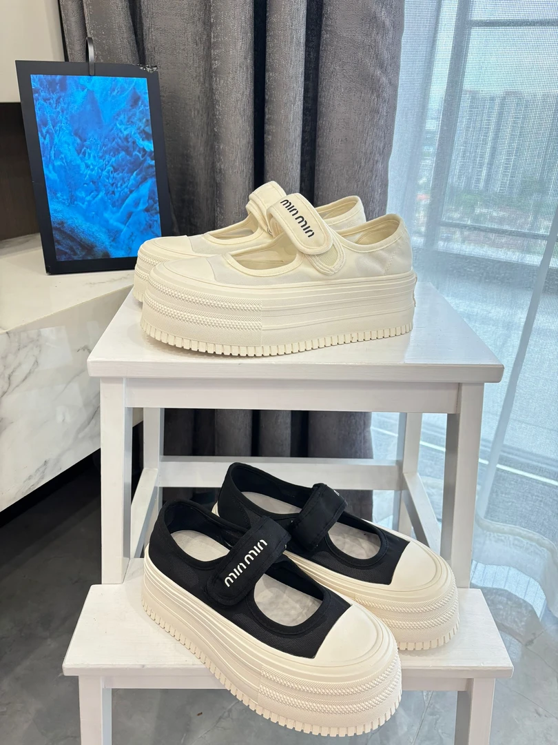 冬冬子-赵露思同款隐形增高6cm| 缪系玛丽珍冰丝网面松糕厚底