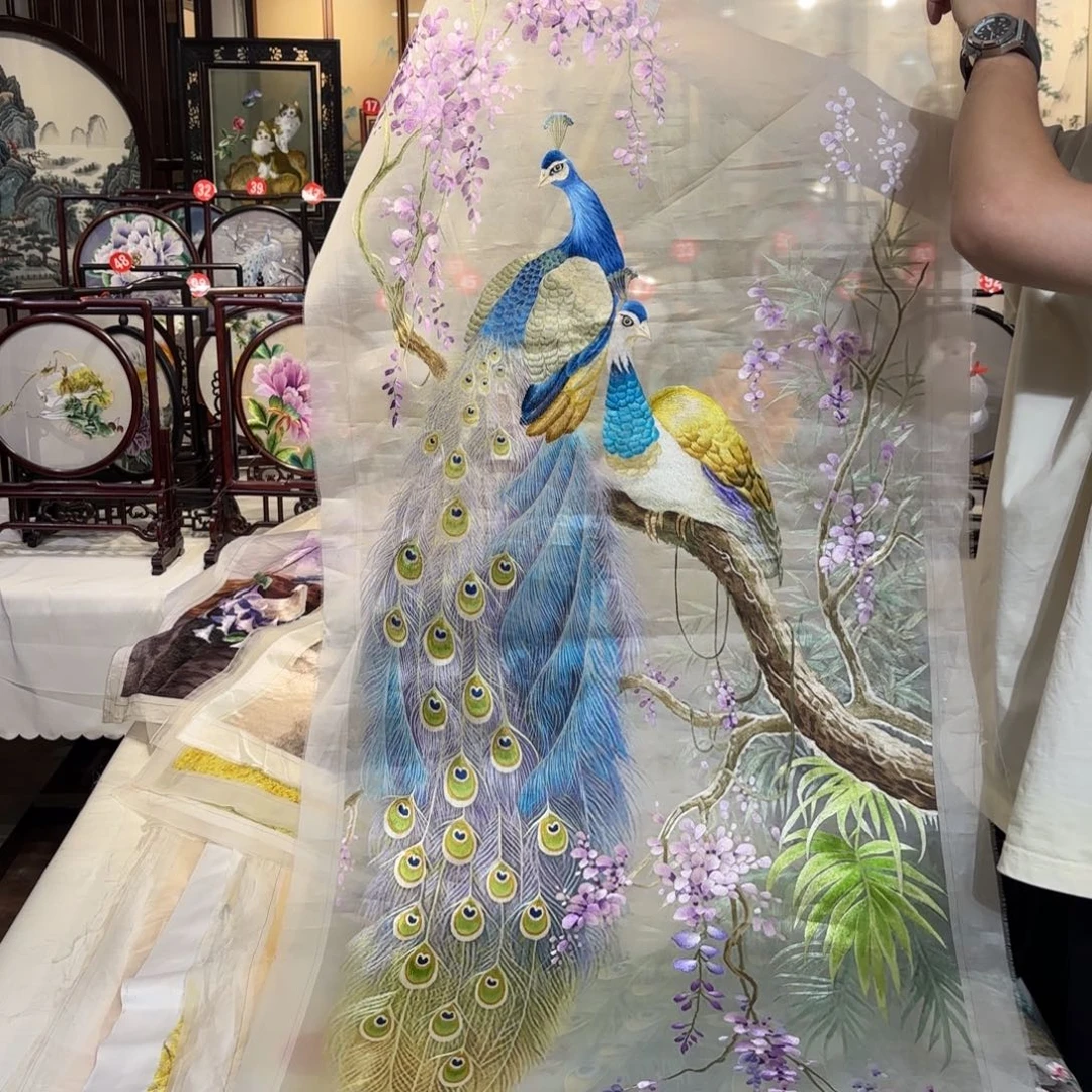织绣纯手工制作不退不换