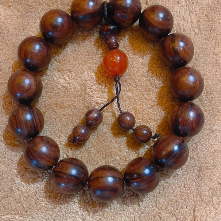 黄花梨/降香黄檀手串/手链海南黄花梨1.5沉水