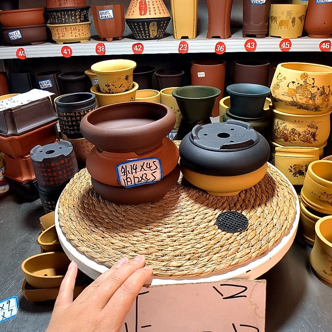 宜兴紫砂花盆盆紫砂