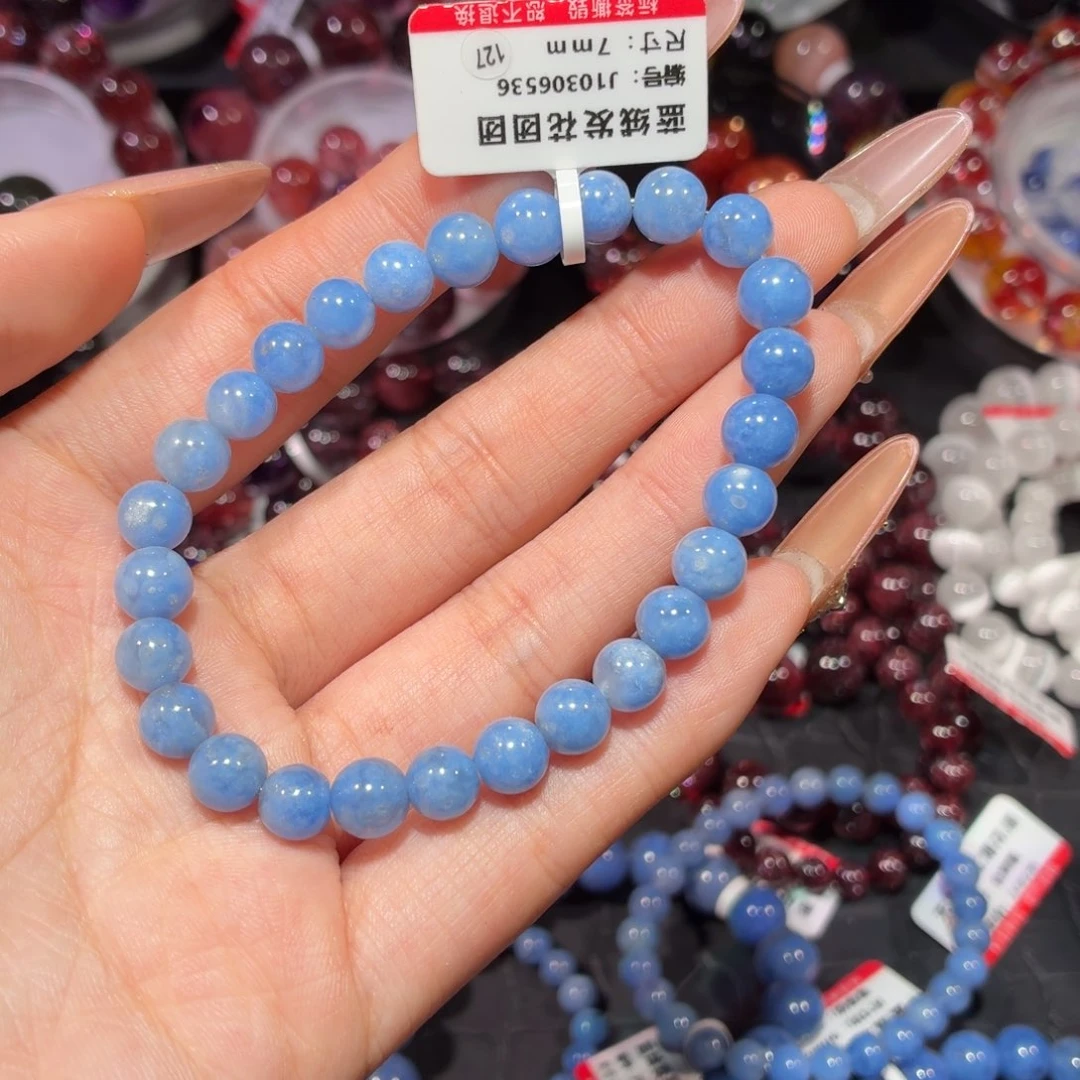 手链水晶未镶嵌蓝兔毛