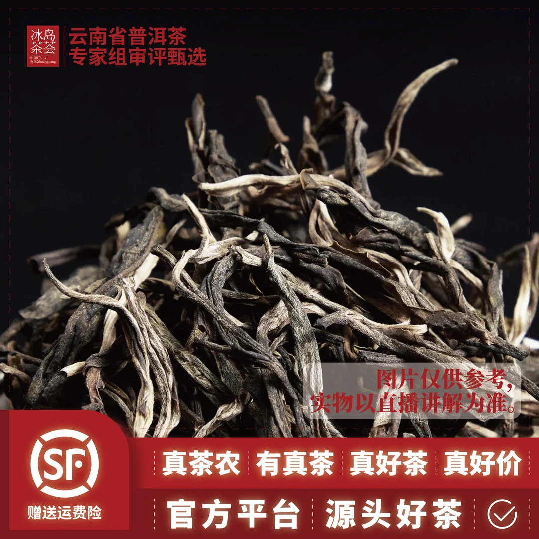 编码10-38/2023年公弄茶树王单株800-1000年古树春晒青茶没有茶样