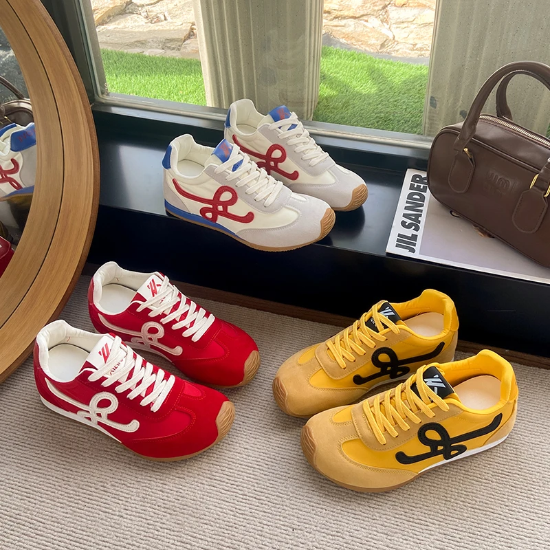 【门店同款】运动休闲鞋拼接德训鞋时尚休闲鞋秋季老爹鞋时尚