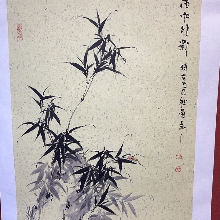 国画听兰老师花鸟