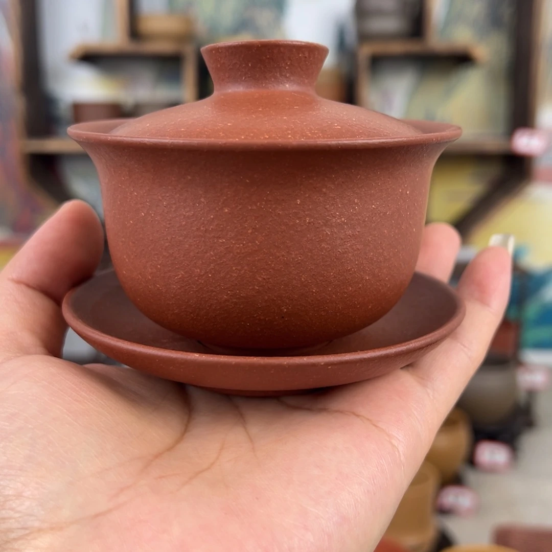 紫砂茶杯拙器甄选，纯原本矿。