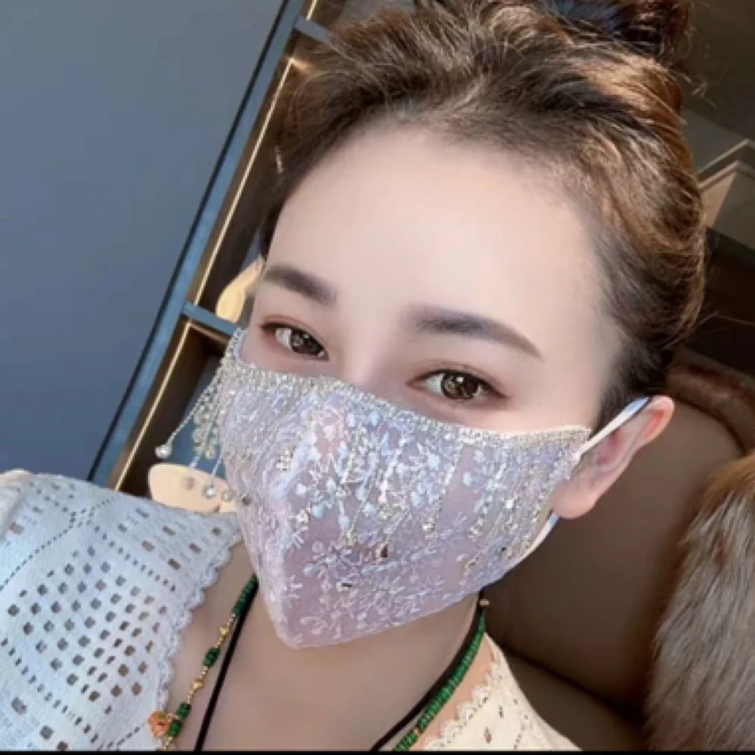 防护透气防尘防水防晒口罩金色口罩黑色