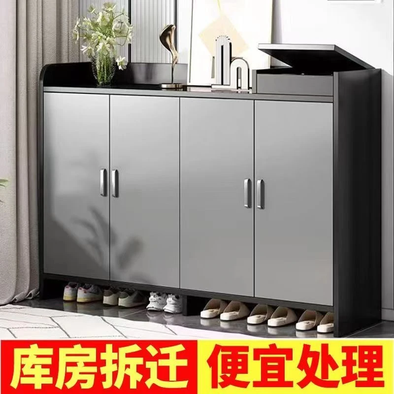 鞋柜鞋架进门靠墙简易多层柜子门口楼道走廊鞋子收纳柜家用结实