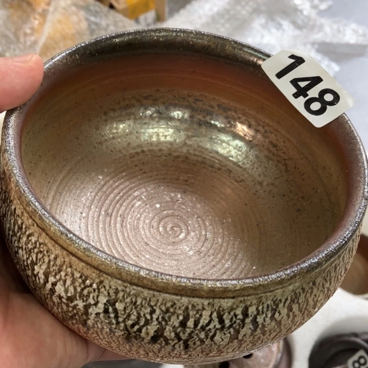 柴烧茶具茶杯大放漏