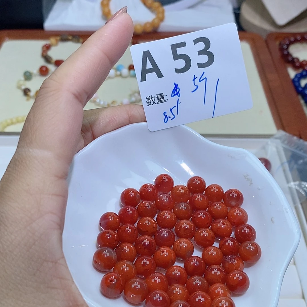 南红玛瑙珠宝半成品未镶嵌A53