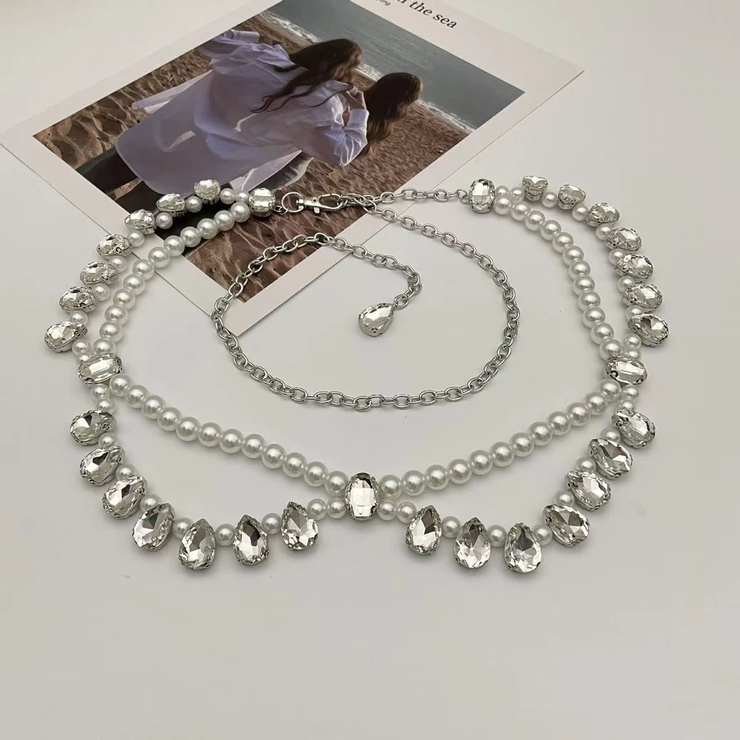 高级感腰链配饰女链条腰带装饰配裙子牛仔裤金属链