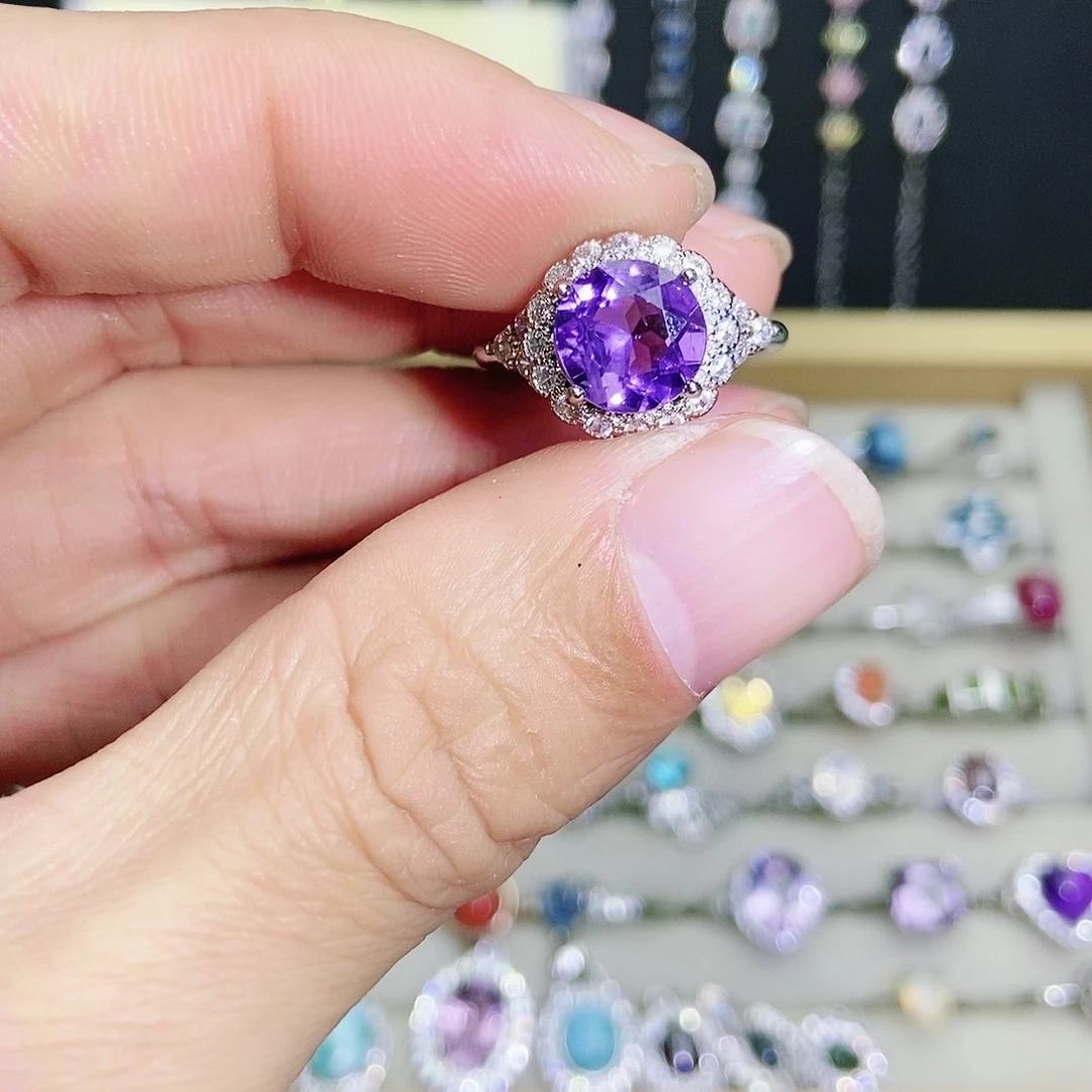 【闪购商品】未镶嵌戒指紫晶