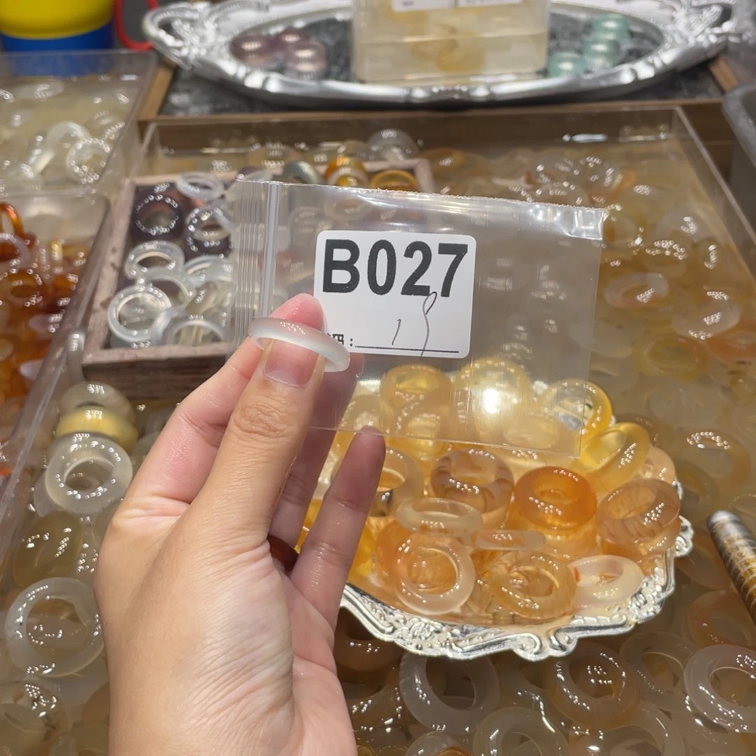 玛瑙/玉髓未镶嵌戒指027