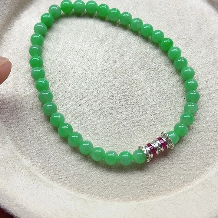 未镶嵌手链翡翠天然缅甸翡翠A货卡5
