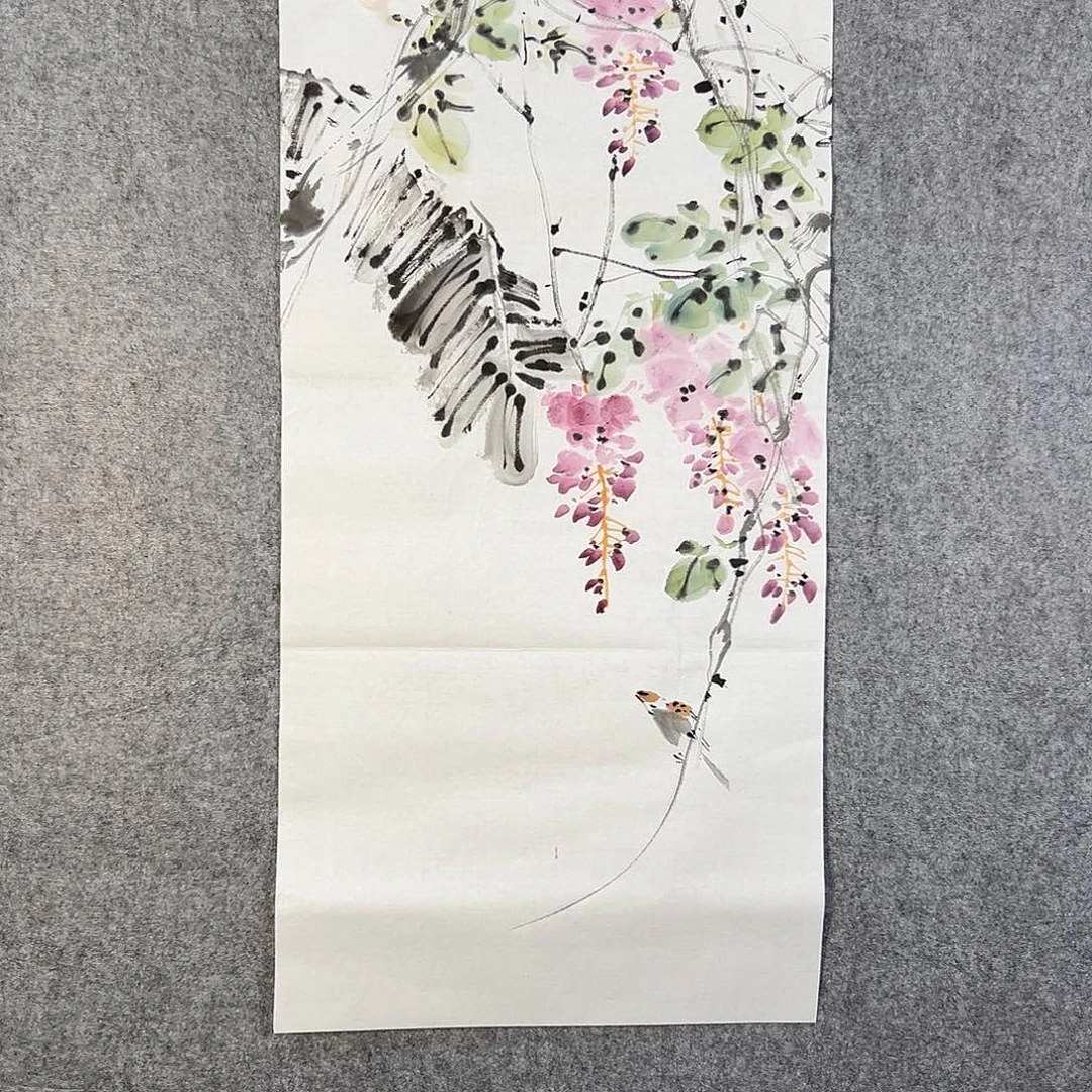 国画573 花鸟在此处飞翔也不太可能