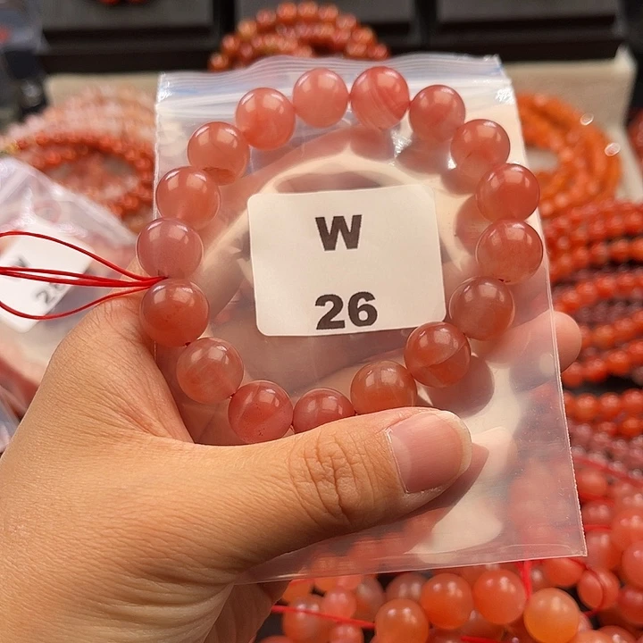 南红玛瑙未镶嵌多样性发货默认微瑕称重12mm