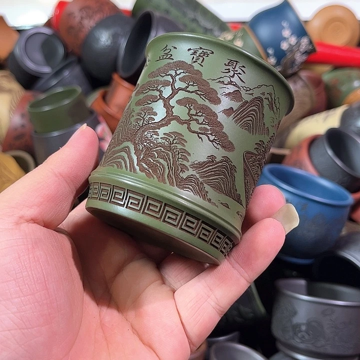 茶杯紫砂全手工紫砂主人杯