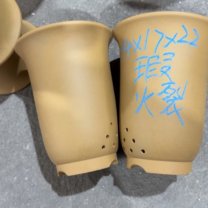 紫砂花盆22/17/14 微瑕