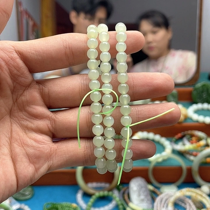 手链未镶嵌和田玉多样性发其一