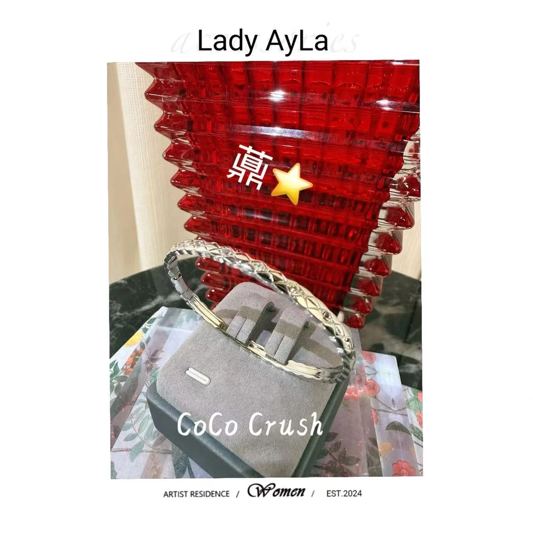 铜合金合成锆石手镯 25S C 手镯AL2036