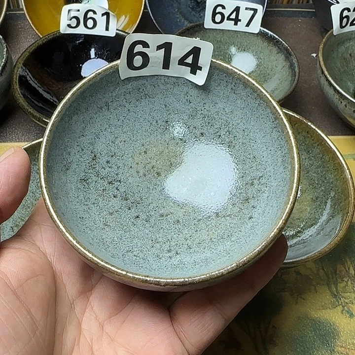 紫***译茶盏主人杯龙窑柴烧全手工