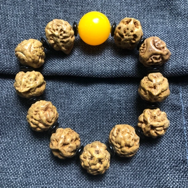 龙眼菩约16/19mm11颗天然无修籽介绍外形勿拍十八籽之一