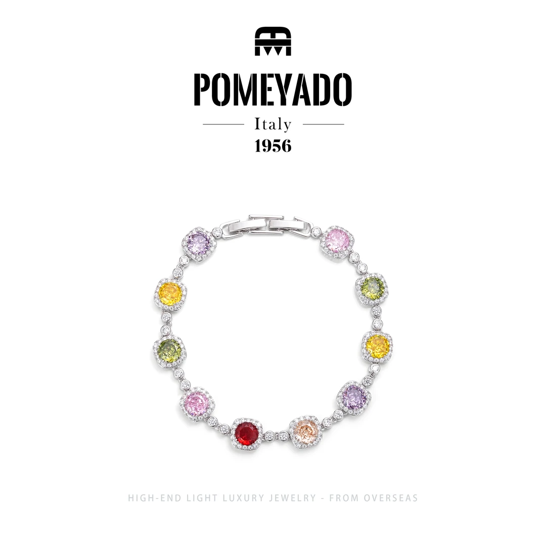 【香槟晚宴】Pomeyado盛夏多巴胺轻奢手链F4897