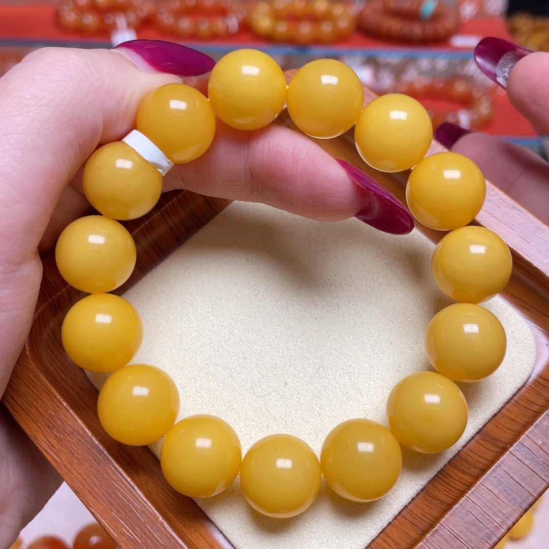 蜜蜡未镶嵌手链手串