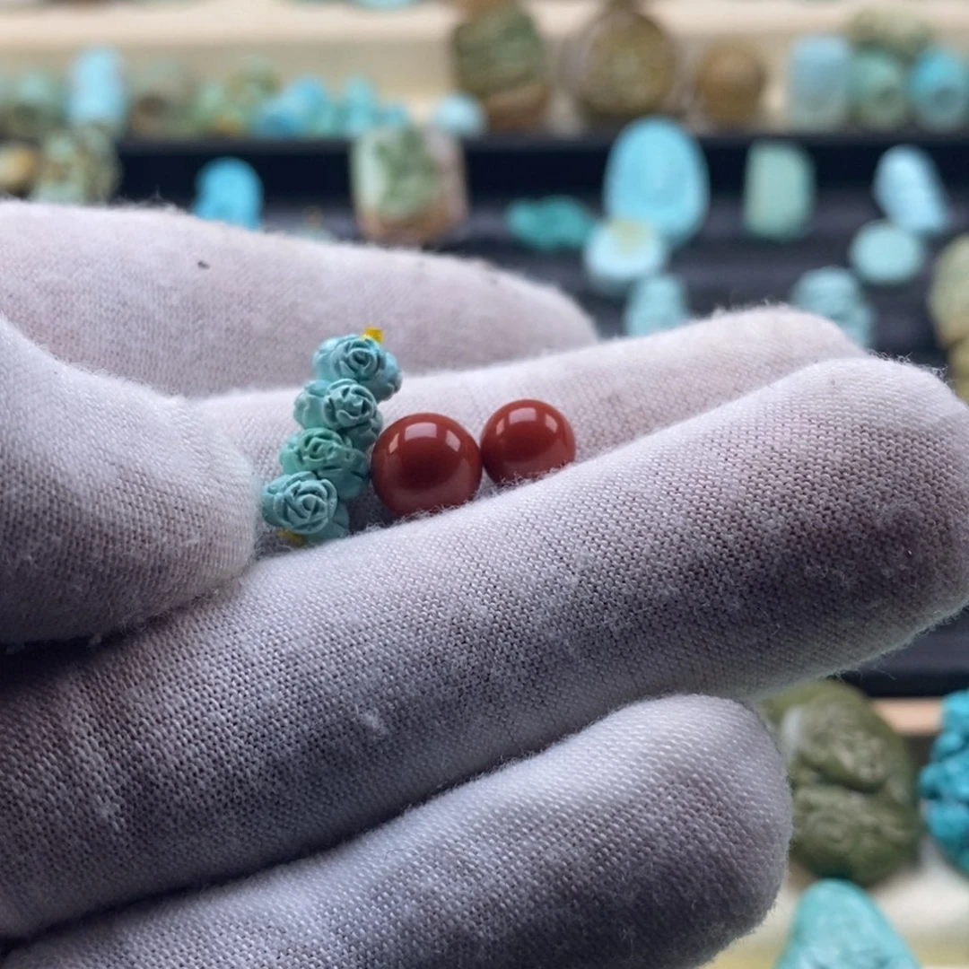 双***鱼南红玛瑙未镶嵌珠宝半成品