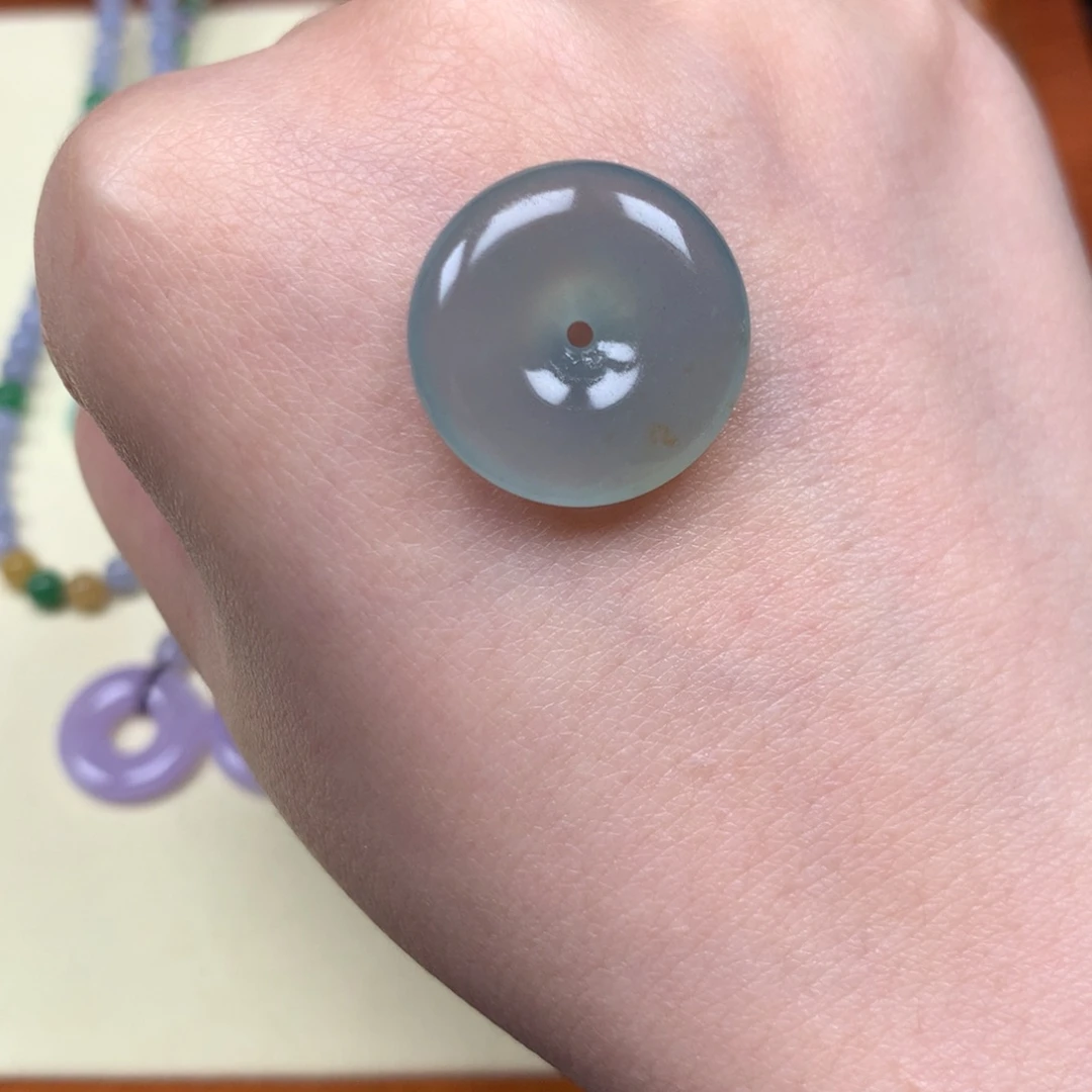 定制翡翠未镶嵌平安扣