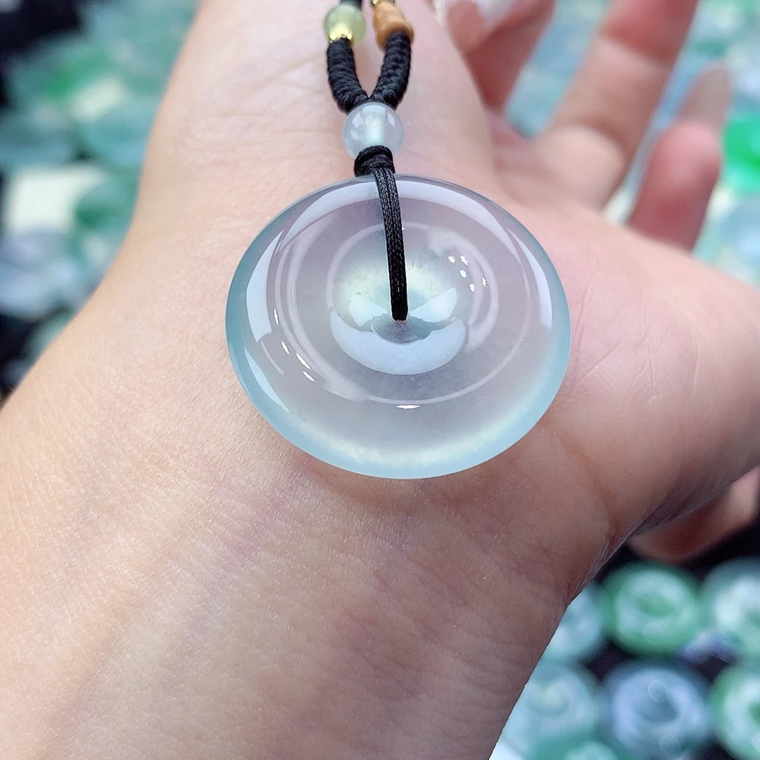 颈饰未镶嵌翡翠编号16。尺寸25.6-6.5