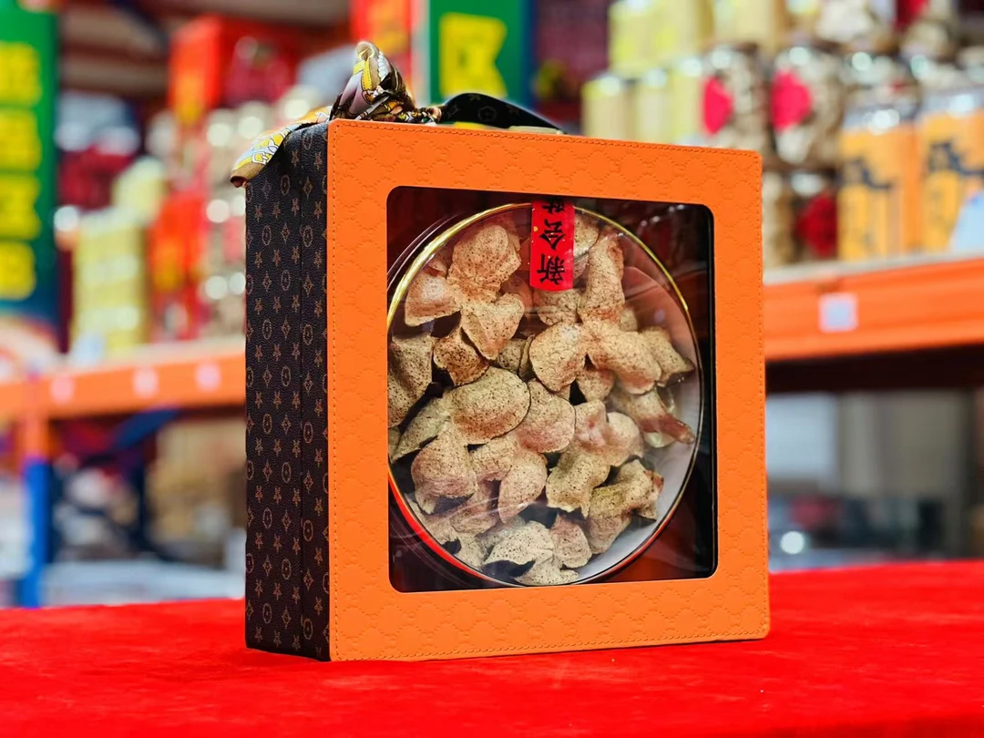 【新年送礼必备】2018年东甲牛比围圈枝大红正宗新会陈皮正宗陈皮茶