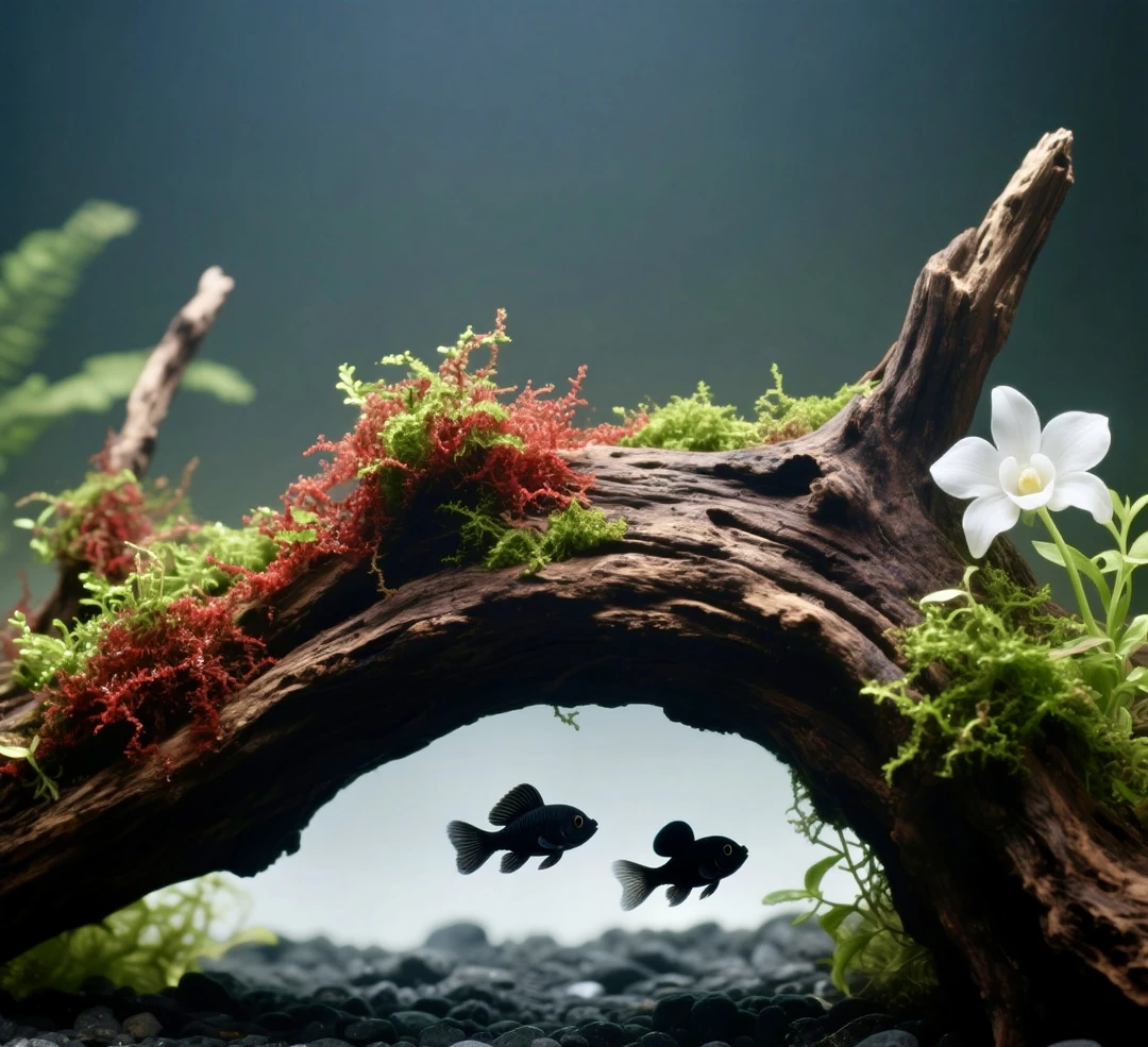 云南紫柚木 鱼缸造景 宠物攀爬