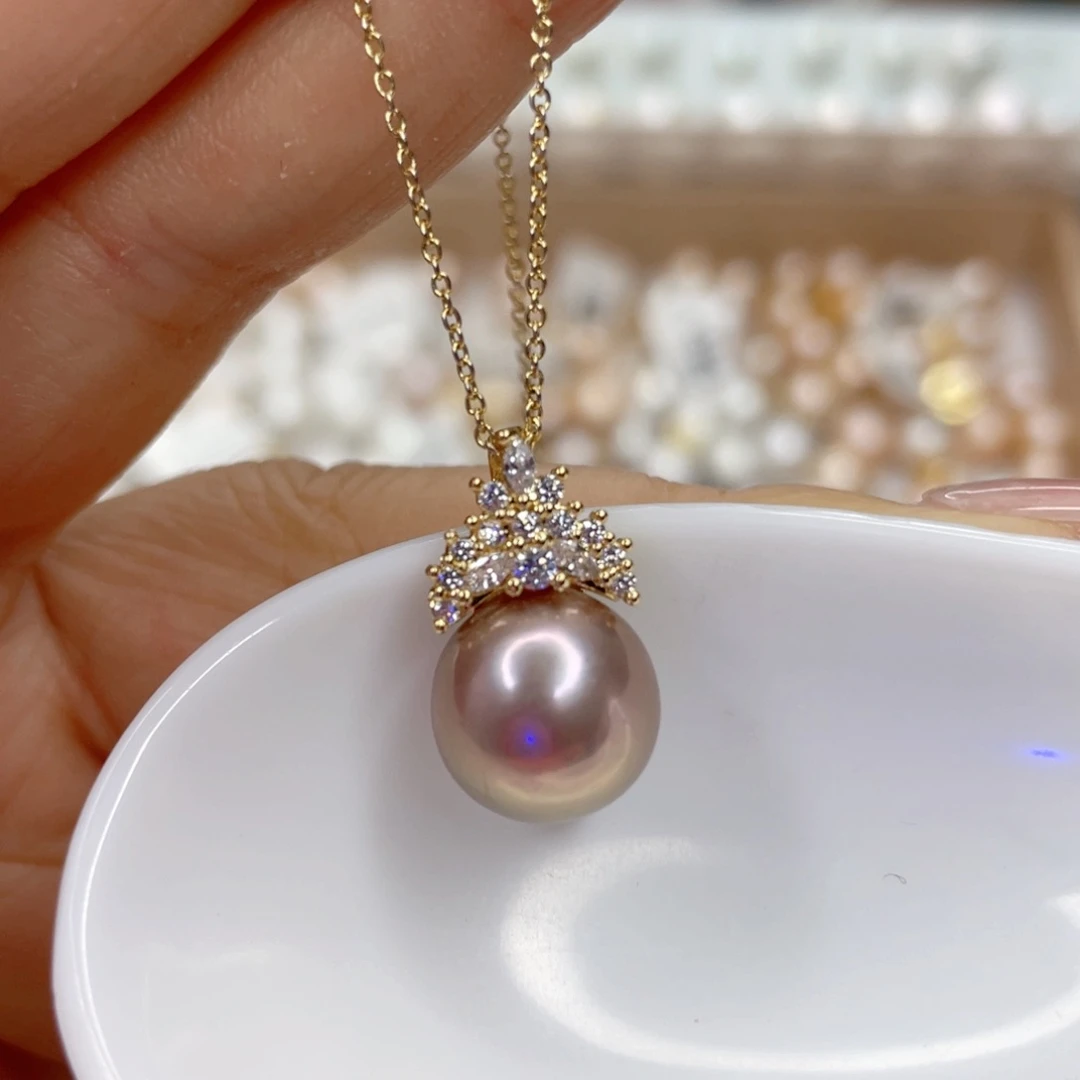 淡水珍珠未镶嵌吊坠(赠链)