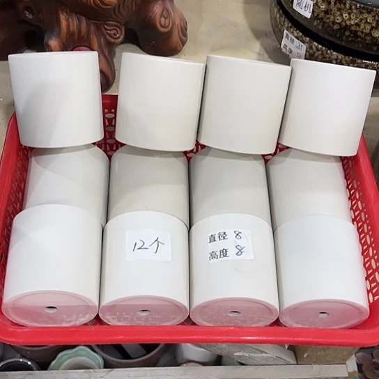 多肉绿植陶瓷花盆9.9包邮，有孔