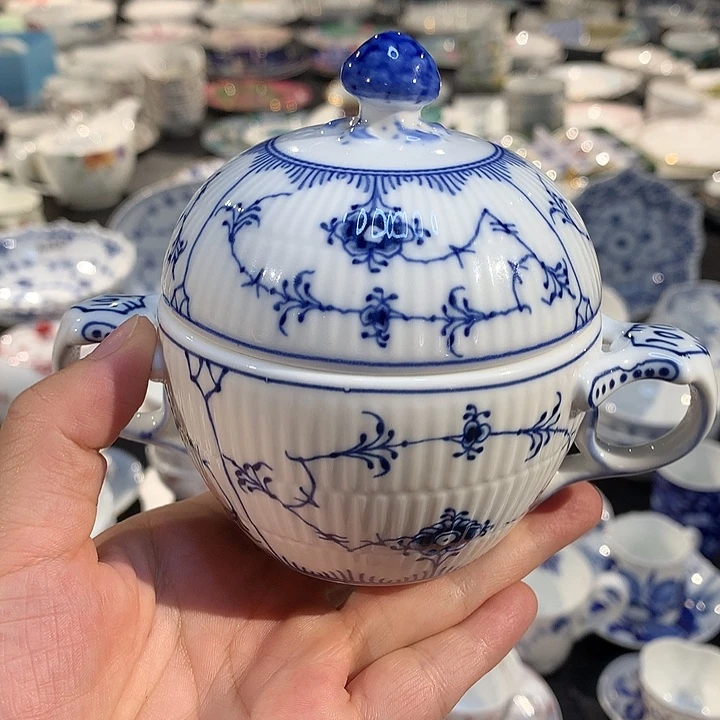 瓷片双耳碗双耳碗