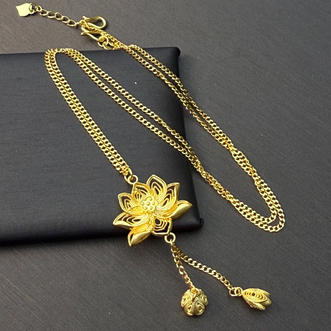 坠链均足银 两世欢套链