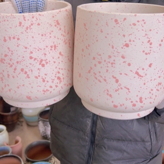 紫砂花盆高21口18———-