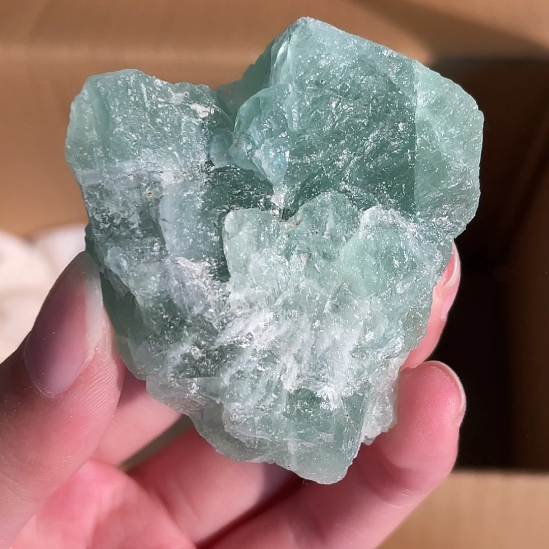 萤石手串未镶嵌萤石 17号