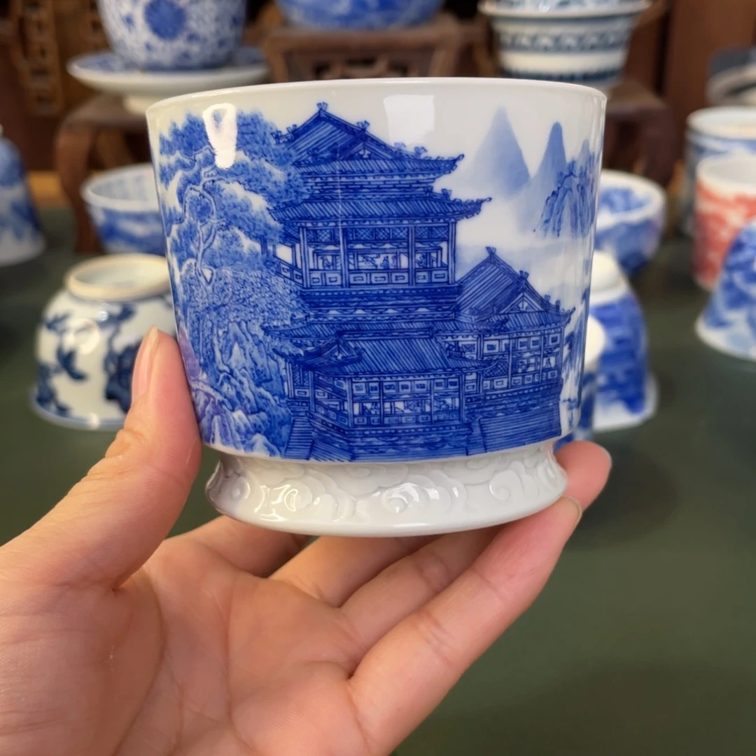 婧***y杯景德镇陶瓷手工手绘