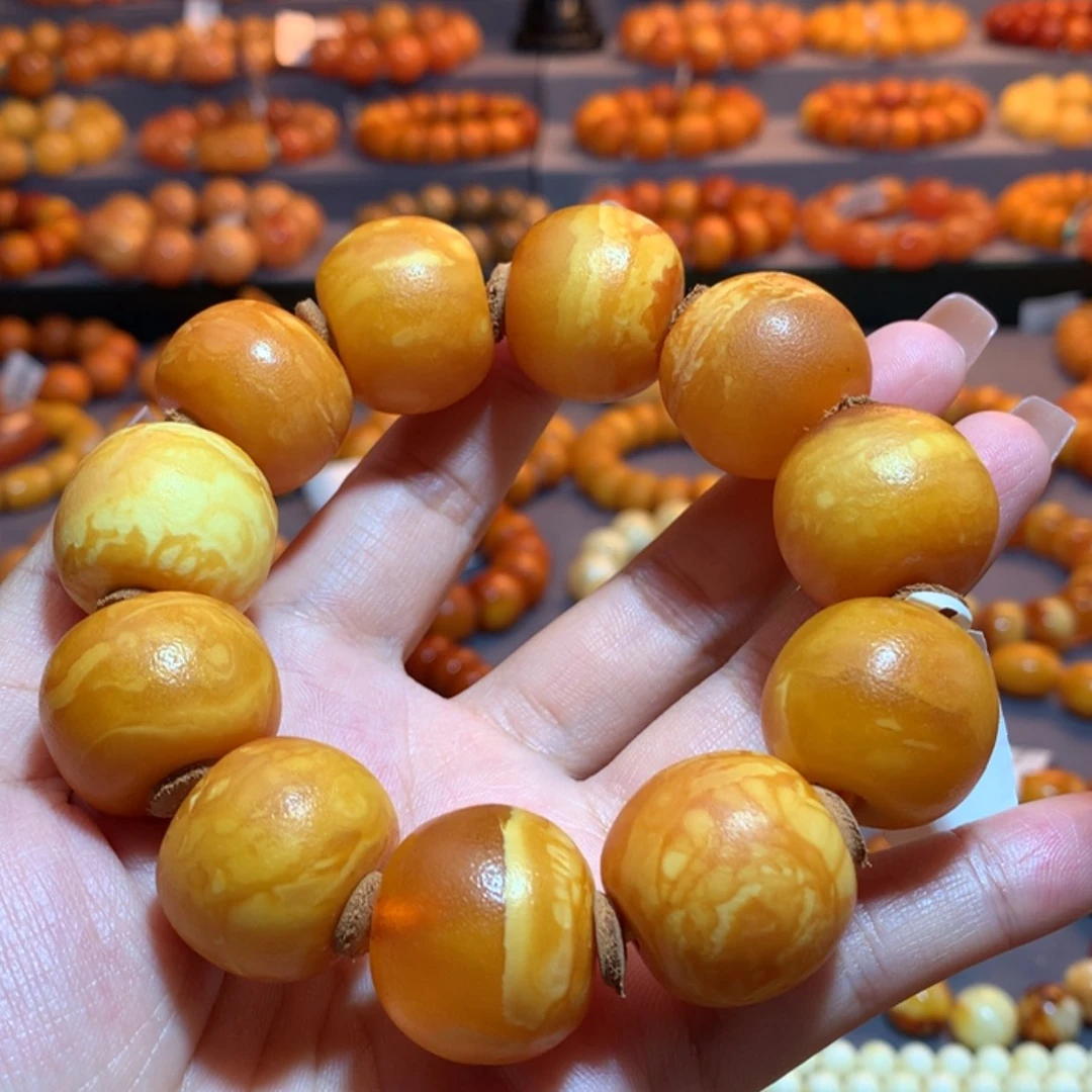 【闪购商品】手串蜜蜡未镶嵌蜜蜡手串
