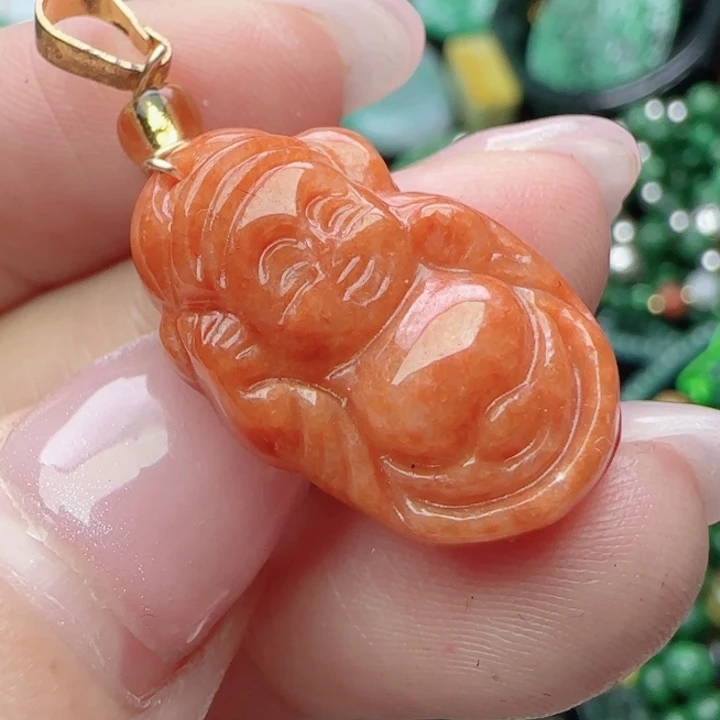 翡翠未镶嵌颈饰天然A货46