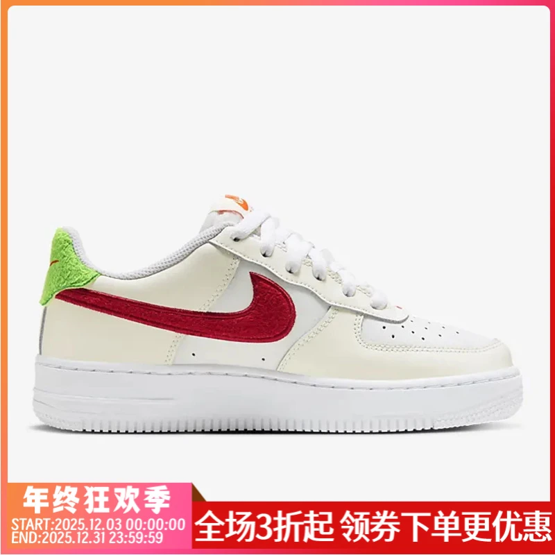 Nike/耐克正品Air Force 1 Low女子GS大童运动板鞋FD9912-181