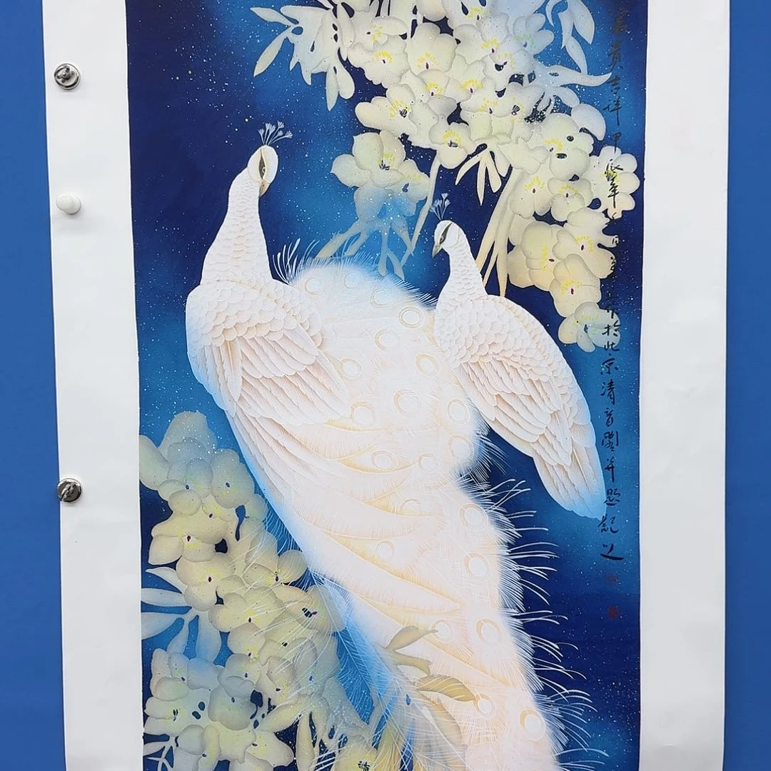 国画多次参加国内外大型展览交流