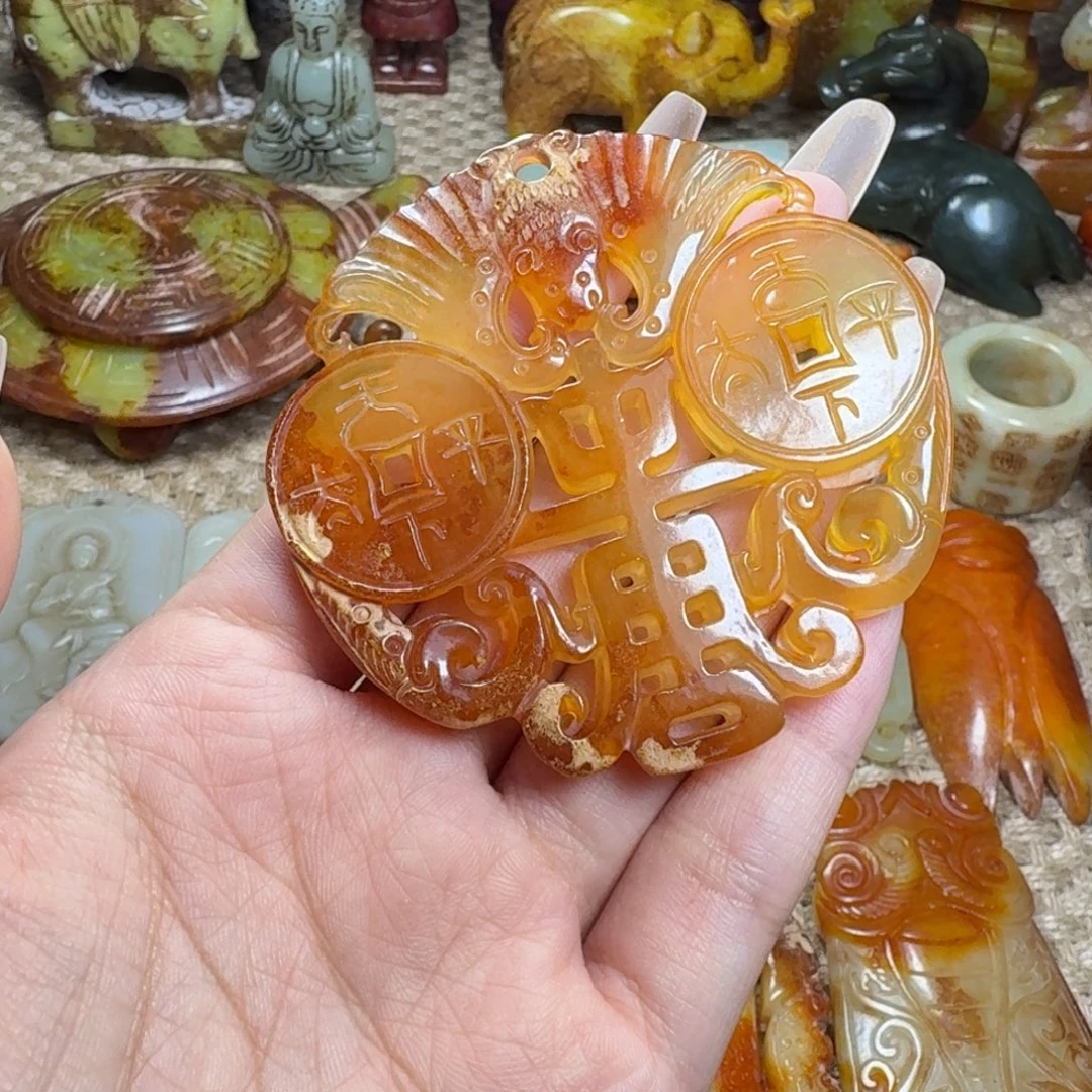 吊坠白玉菩提挂件