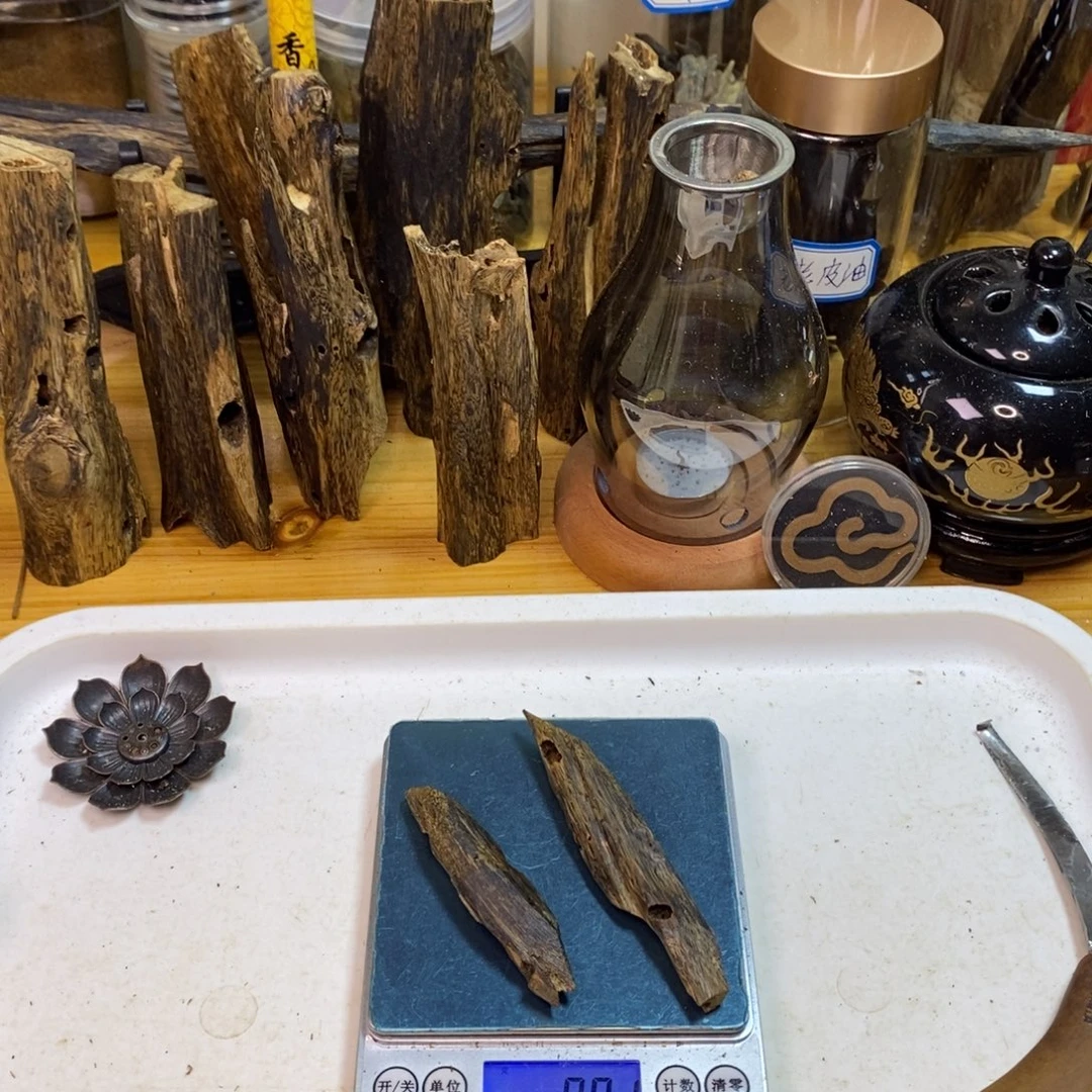沉香高油香薰天然乌身9克