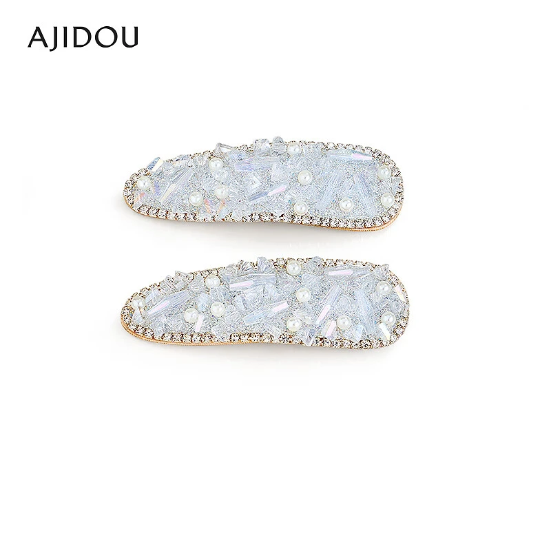 AJIDOU阿吉豆发饰女款闪耀侧边夹一字夹