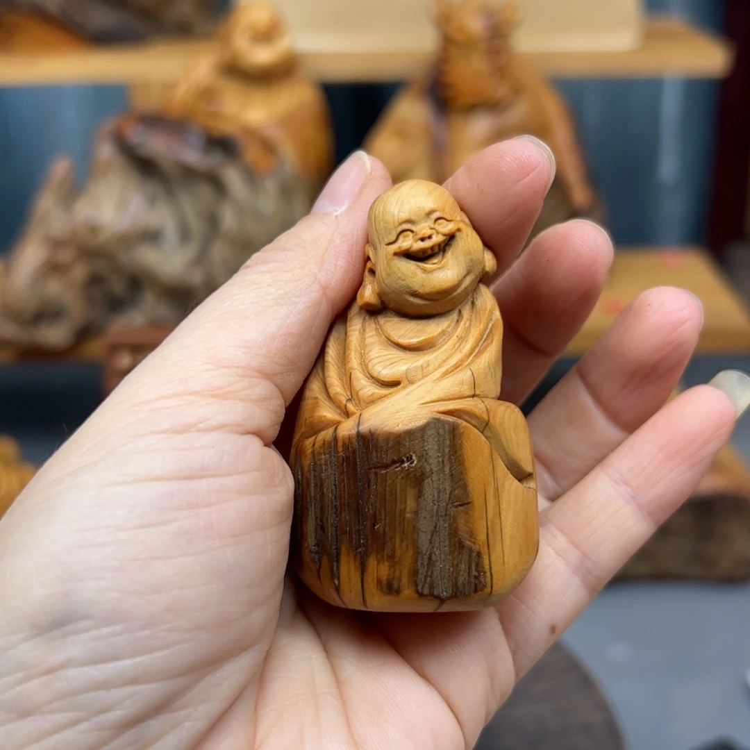 柏木崖柏木摆件手把件，56