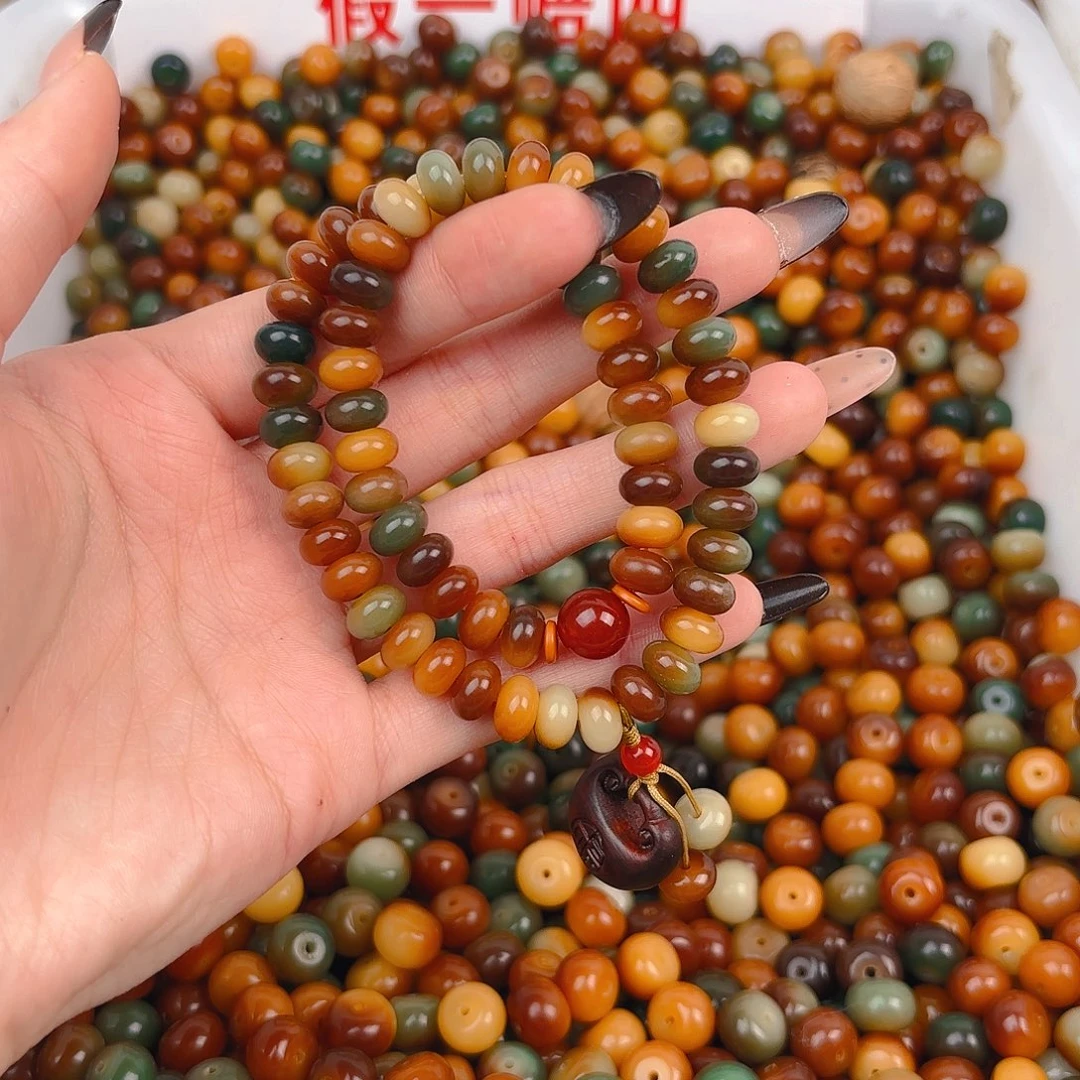 吊坠菩提根/象牙果小敦煌双圈