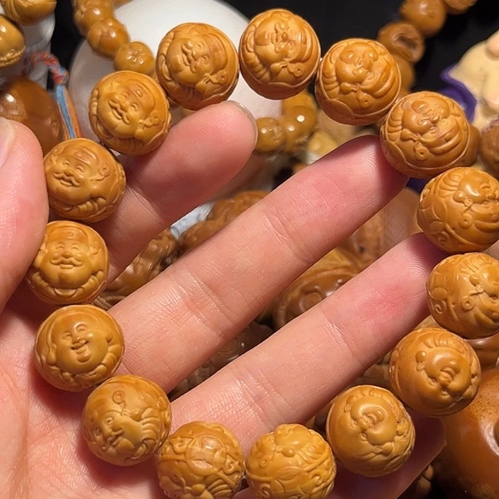 橄榄核手串/手链猴头1.6财迷