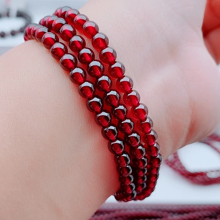 石榴石未镶嵌手链